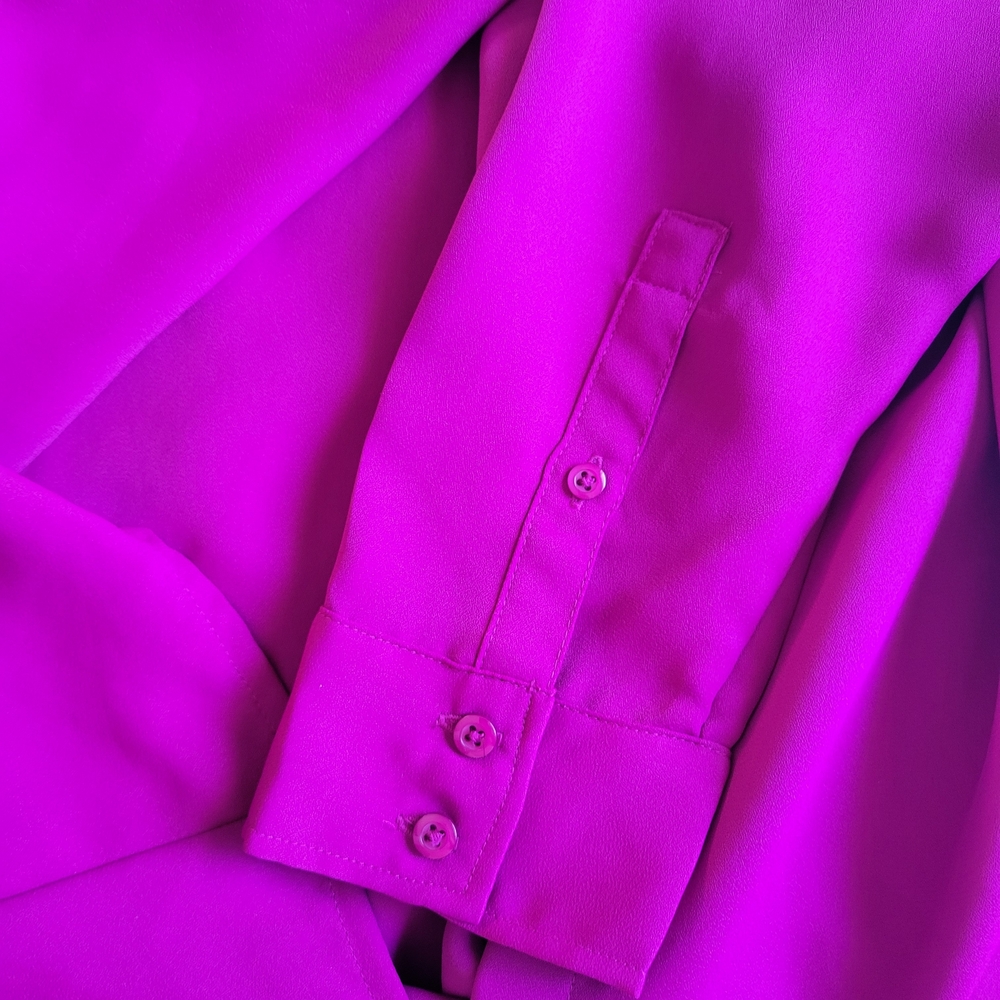 Express Magenta Button-Down Shirt - image 6